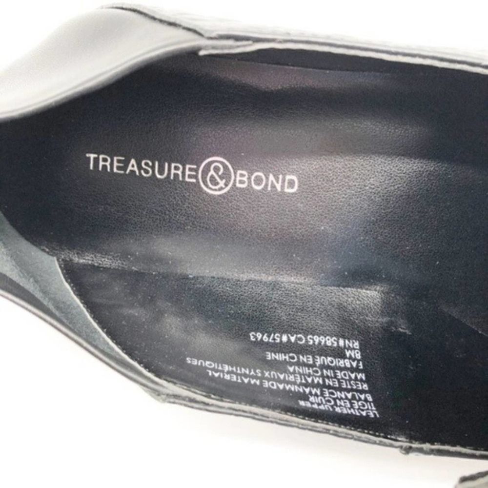 TREASURE & BOND Nox Collapsible Black Croc Loafer - Picture 6 of 7
